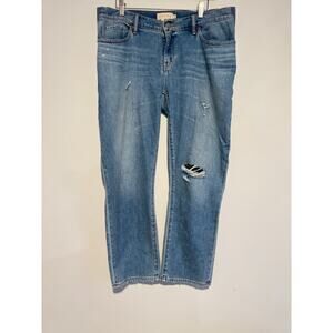 Hatch Straight Leg Womens Distressed Maternity Jeans SIZE 29
